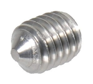 Wkręt dociskowy DIN914 M8x10 mm mm ze stali kwasodopornej A4 Kramp 914810RVSA4P001