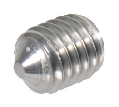 Wkręt dociskowy DIN914 M8x10 mm mm ze stali kwasodopornej A4 Kramp 914810RVSA4P001 - Intertraktor