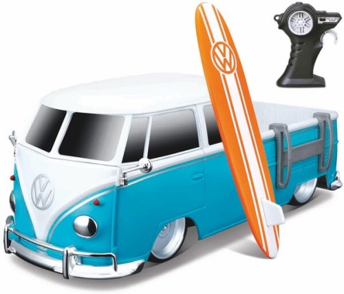 Samochód VW T2 pickup z deską surfingową 2.4 GHz zdalnie sterowany MA82708 - Intertraktor