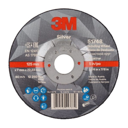 Tarcza ścierna 51748 T27 125 x 7 x 22.23 mm 7100141086 - Intertraktor