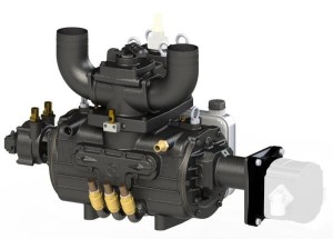 Pompa próżniowa z napędem hydraulicznym 13520 l/min z automatycznym smarowaniem i balastem B.P. KPSB490HRA100