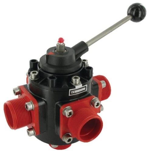Zawór kulowy 4/5-drog. 1 1/2" VTDC3000 - Intertraktor