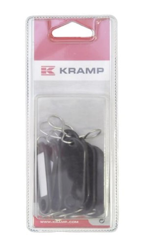 Brelok do kluczy + akcesoria Kramp Blister, czarny z etykietą KRHG1000ZWP010 - Intertraktor