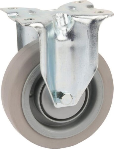 Koła skrętne z elastycznymi oponami gumowymi 3478UFP125P62 - Intertraktor