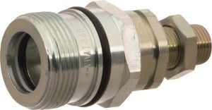 Szybkozłącze skręcane 1/2" gwint grodziowy M16x1.5 10L - gniazdo SKSF12N16