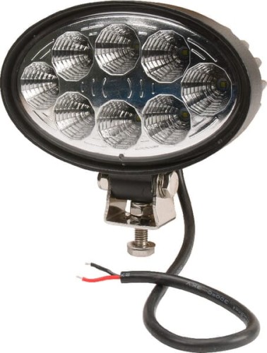 Lampa robocza LED, owalna, 24W 2240 lm 10/30V światło rozproszone 8 LED Kramp LA10058 - Intertraktor