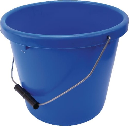 Wiadro z tworzywa sztucznego HD, 4.73 l niebieskie TO6202 - Intertraktor