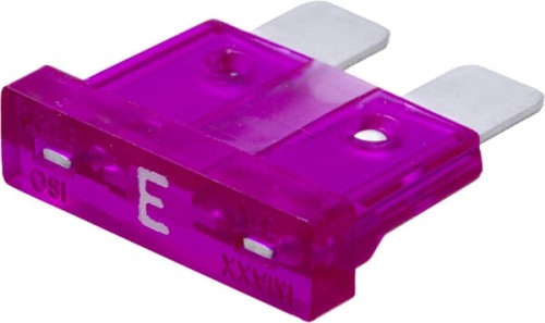 Bezpiecznik płaski, 3A L=20 mm fioletowy 1 szt. iMaXX SI22003P001 - Intertraktor