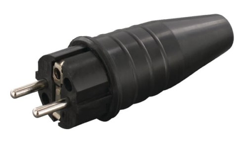 Wtyczka gumowa SCHUKO 250 V EM341 - Intertraktor