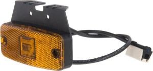 Lampa obrysowa LED, prostokątna, 12/24V z uchwytem i wtyczką Jaeger Kramp LA30129