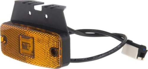 Lampa obrysowa LED, prostokątna, 12/24V z uchwytem i wtyczką Jaeger Kramp LA30129 - Intertraktor