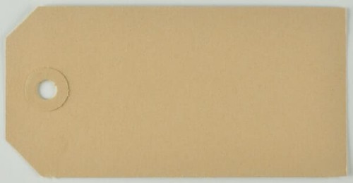 Etykieta brązowa 60x120 mm 1-otw. VPM536361 - Intertraktor