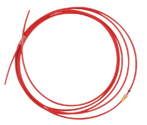 Akcesoria do palnika MIG/MAG TBi, teflonowy rdzeń liny czerwony 4,5 m 1,0 - 1,2 mm WP204045T - Intertraktor