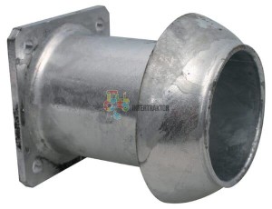 Króciec tylny kołnierzowy KVF, 108 x 100 mm 53767509110020
