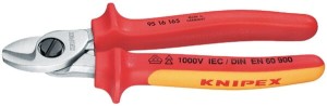 Nożyce do przewodów VDE Knipex, 165 mm TA9516165