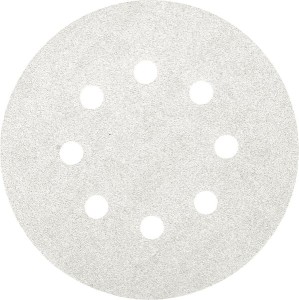 Krążek ścierny na rzep Ø125 mm K120 10 szt. biały 753135