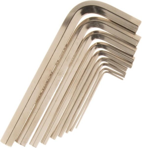 Zestaw kluczy imbusowych metrycznych 1.5-10 mm 9 ele. 1809010010KR - Intertraktor