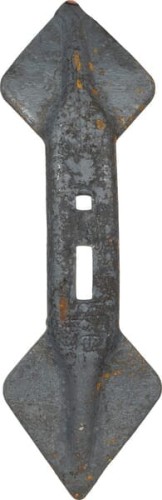 Redliczka 450x135x20 mm obracalna wygięta, 2-otw. CP2821 - Intertraktor