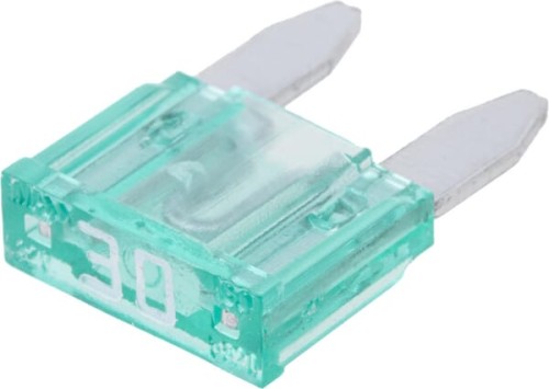Bezpiecznik płaski Mini, 32V 30A L=16.3 mm zielony op. 50 szt. iMaXX SI20269 - Intertraktor