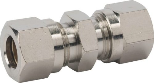 Łącznik prosty, złącze 6 mm na pierścień zacinający z nakrętkami SCCR6 - Intertraktor