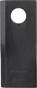 Nożyk kosiarki rotacyjnej prawy 112x48x4 mm otwór Ø 19 mm okrągły pasuje do Fella/Krone 25 szt. 134308KR