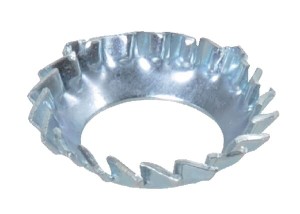 Podkładka sprężysta wachlarzowa M8x15.3x0.5 mm, stal ocynk DIN6798 Kramp 6798V8