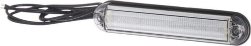 Lampa obrysowa LED, 0.3/1.3W prostokątna 12/24V biała 6 LED Kramp LA103160 - Intertraktor