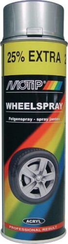 Lakier do felg Rally, srebrny 500 ml 04007PLMOT - Intertraktor