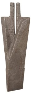 Dziób redlicy 256x65x8 mm lewy/prawy, płaski pasujący do Överum Mølbro 506074601