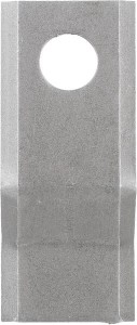 Nożyk kosiarki rotacyjnej lewy/prawy 120x50x4 mm otwór Ø 21 mm okrągły pasuje do Pöttinger 25 szt. 434122KR