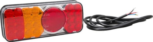 Lampa tylna zespolona LED, lewa, prostokątna, 12/24V Kramp LA40033 - Intertraktor
