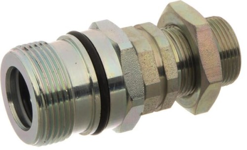 Szybkozłącze skręcane 1/2" gwint grodziowy M22x1.5 18L - gniazdo SKSF12N26 - Intertraktor