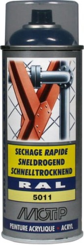 Lakier akrylowy w sprayu, RAL 5011 stalowo granatowy 400 ml 07005 - Intertraktor