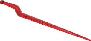 Ząb ładowacza, wygięty: 60 mm profil podwójne T 36x810 mm końcówka szpiczasta z nakrętką M22x1.5 czerwony gopart 519381022
