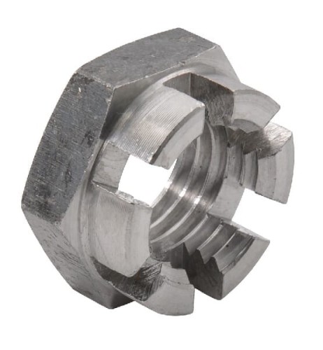 Nakrętka koronowa niska DIN979 M24x3.00 stalowa Kramp 97924B - Intertraktor