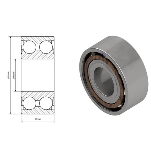 Łożysko 3306 DR002628 - Intertraktor