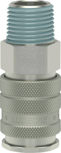 Szybkozłączka gwint zewnętrzny BSP 1/4" ESI14A - Intertraktor