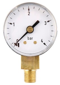 Manometr ø40 mm 0–4 bar przyłącze dolne 1/8" MA404L02ST