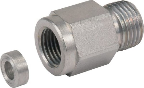Przyłącze manometru M16x1.5 8S R1/4 BSP MAS8SR14 - Intertraktor