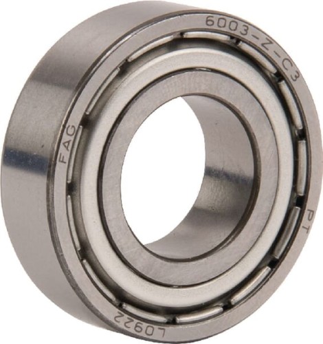 Łożysko kulkowe zwykłe 17x35x10 mm INA/FAG 6003ZC3 - Intertraktor