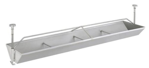 Koryto dla prosiąt ze stali nierdzewnej 150cm 10057150 - Intertraktor