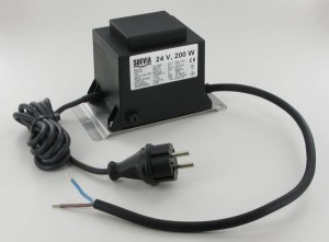 Transformator 230/24V Suevia, 200 W SU1010390