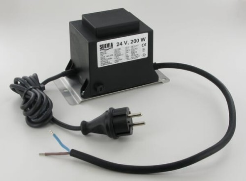 Transformator 230/24V Suevia, 200 W SU1010390 - Intertraktor