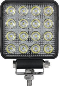 Lampa robocza LED, kwadratowa 25W 3040 lm 10/30V światło skupione 16 LED Kramp LA10024