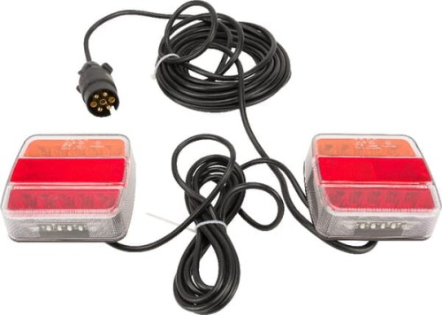 Zestaw lamp LED, tylnych na magnes 7.5m LA65013 - Intertraktor