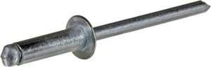 Nit zrywalny stal/stal z łbem płaskim, 4.8x16 mm BN4816SS