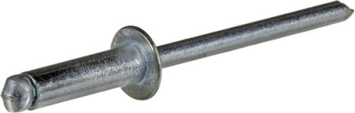 Nit zrywalny stal/stal z łbem płaskim, 4.8x16 mm BN4816SS - Intertraktor