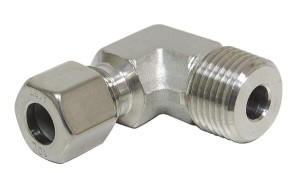 Kątowa złączka gwintowana 15L 1/2" BSPT ze stali nierdzewnej WEV15LRK12RVS