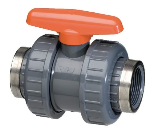 Zawór kulowy z PCW gwint wew. VdL, 3/4" KS34PVC - Intertraktor