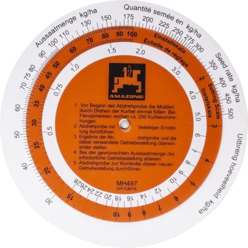 Tarcza ze skalą D=120 MH963 - Intertraktor